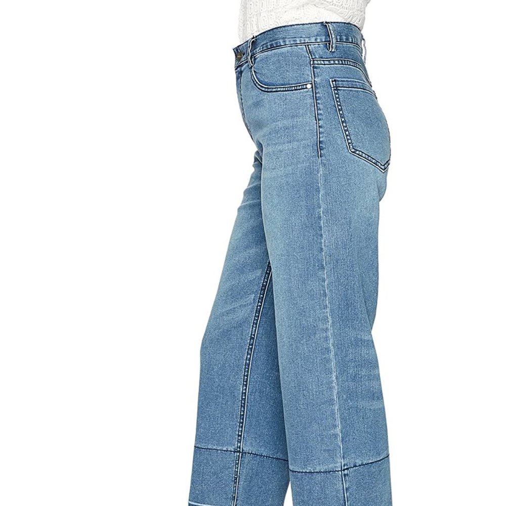 (SOLD) Evidnt LA high rise wide leg seamed jeans - Picture 8 of 8